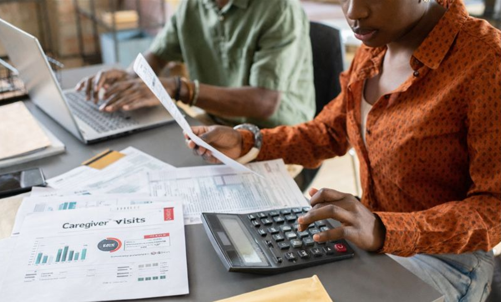 Cluttered spreadsheet showing manual payout calculations and tracking chaos